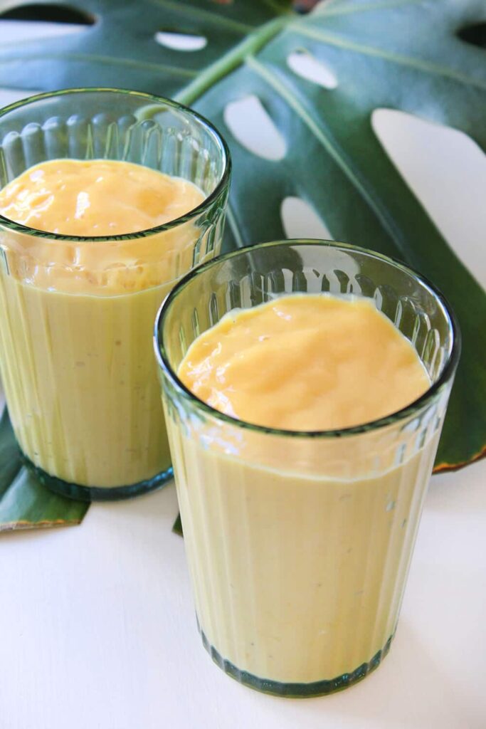 Como hacer un smoothie de mango