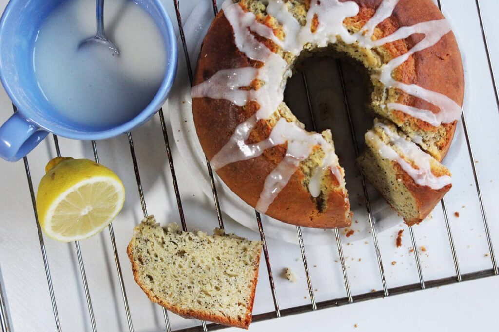 Receta de bizcocho de limon con semillas de amapola