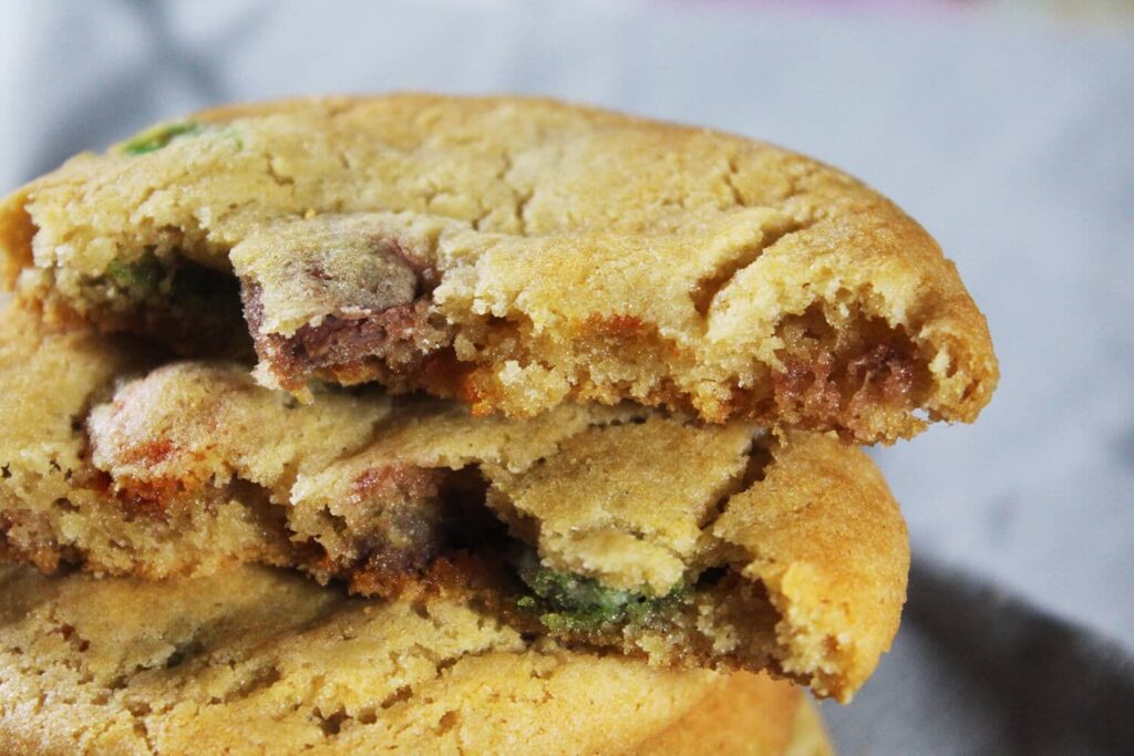 M&M cookies