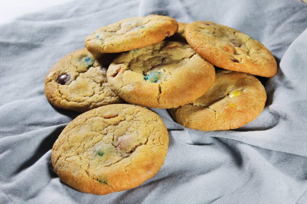 How to make m&m cookies
