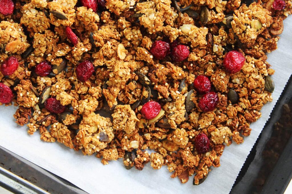 Pumpkin spice granola