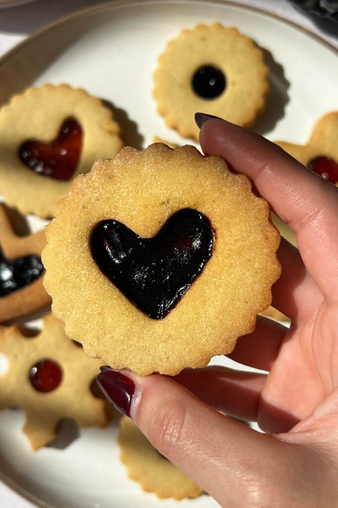 Receta de galletas linzer