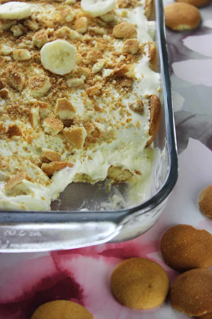 Receta de Pudín de plátano