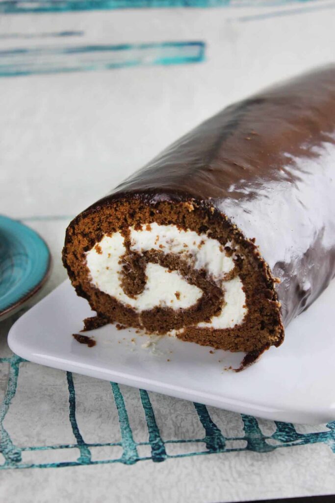 Receta de rollo de chocolate suizo