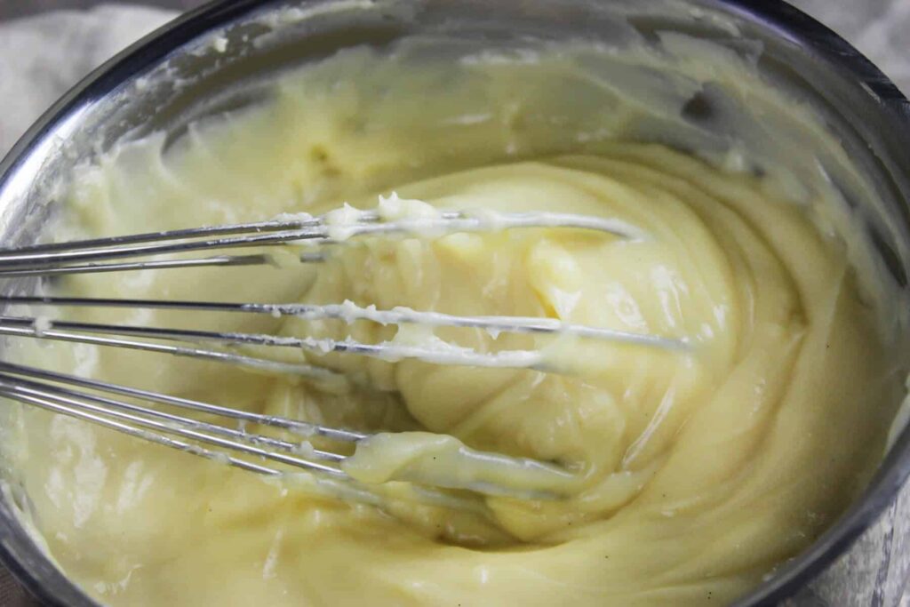 Homemade pastry cream