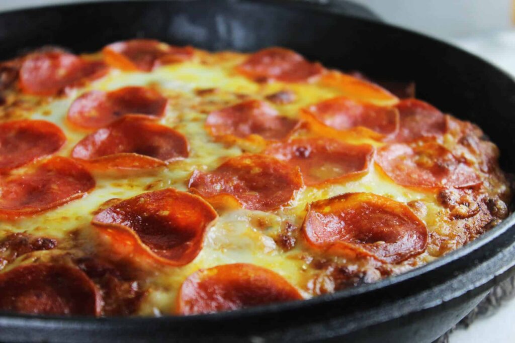 Cómo hacer una pizza en sartén