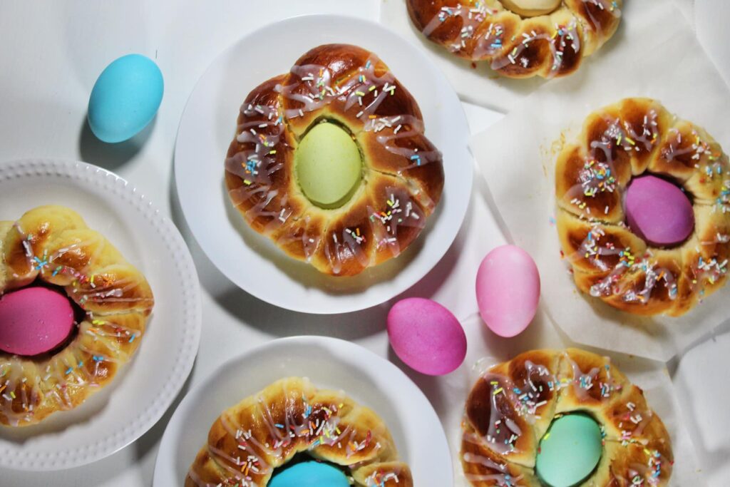 Receta de pan de pascua italiano
