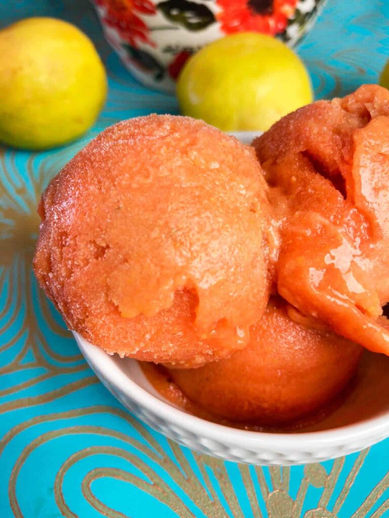 Cómo hacer un sorbete de guayaba