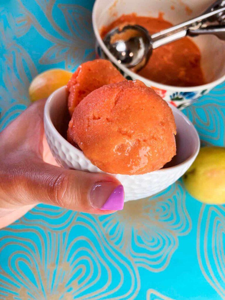 Receta de sorbete de guayaba casero