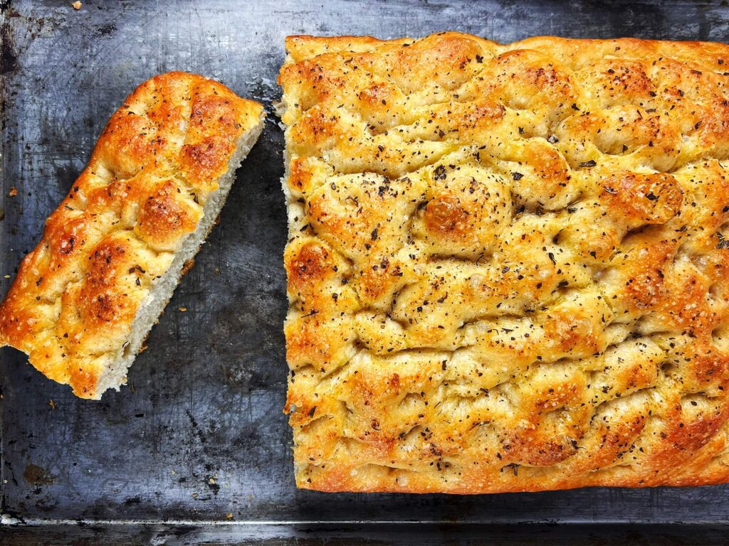 No knead focaccia recipe