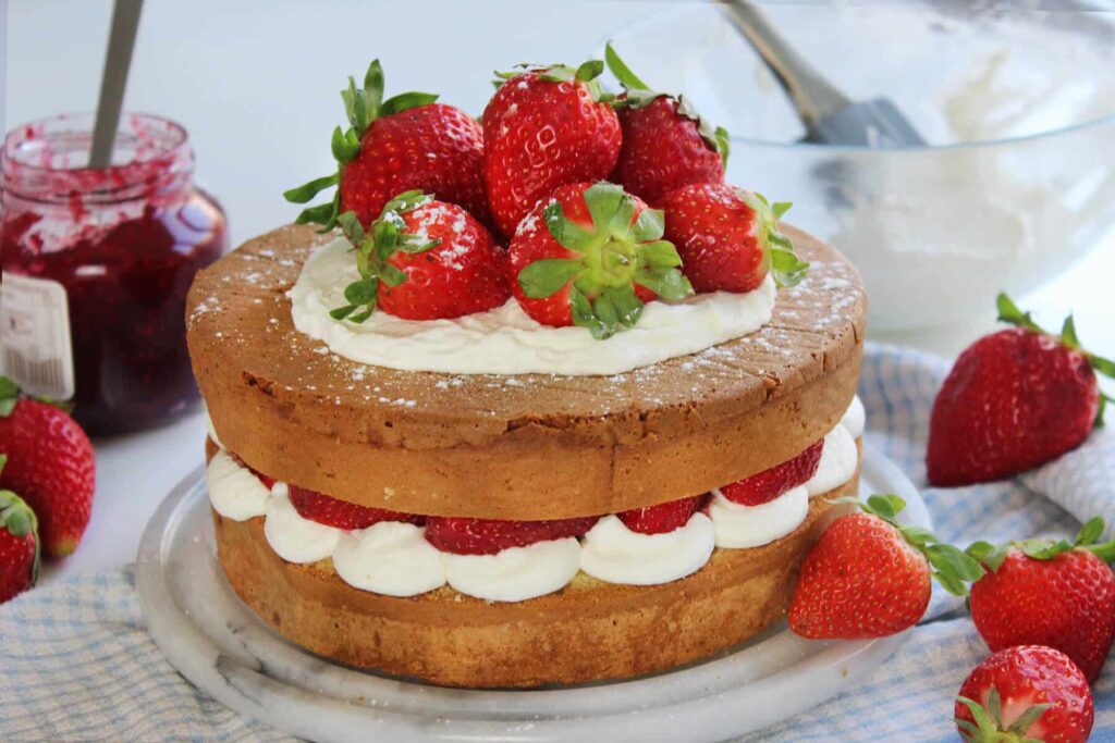 How to male a victoria sponge cake