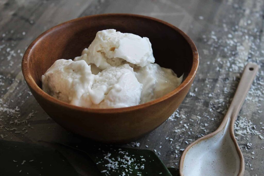 Cómo hacer helado de coco en casa