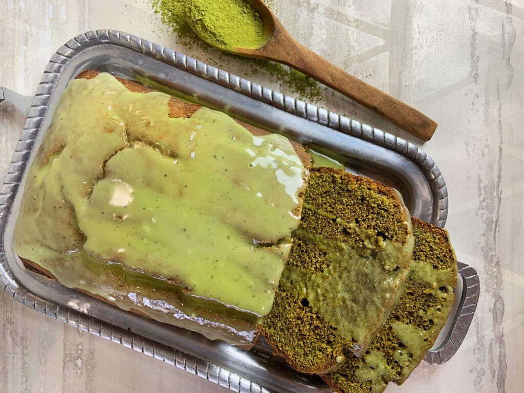 How to make a matcha pound cake