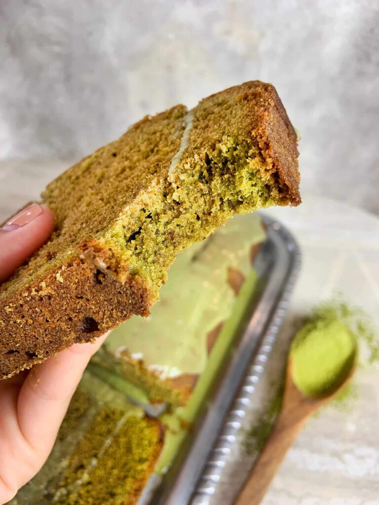 Matcha pound cake