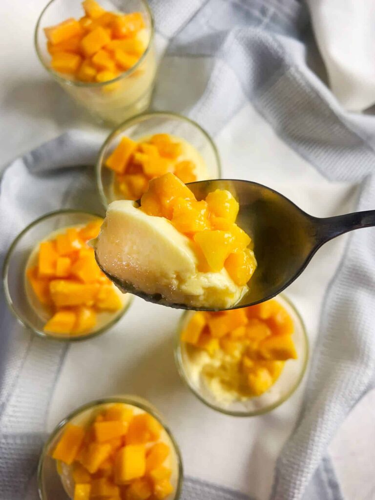 Cómo hacer mousse de mango