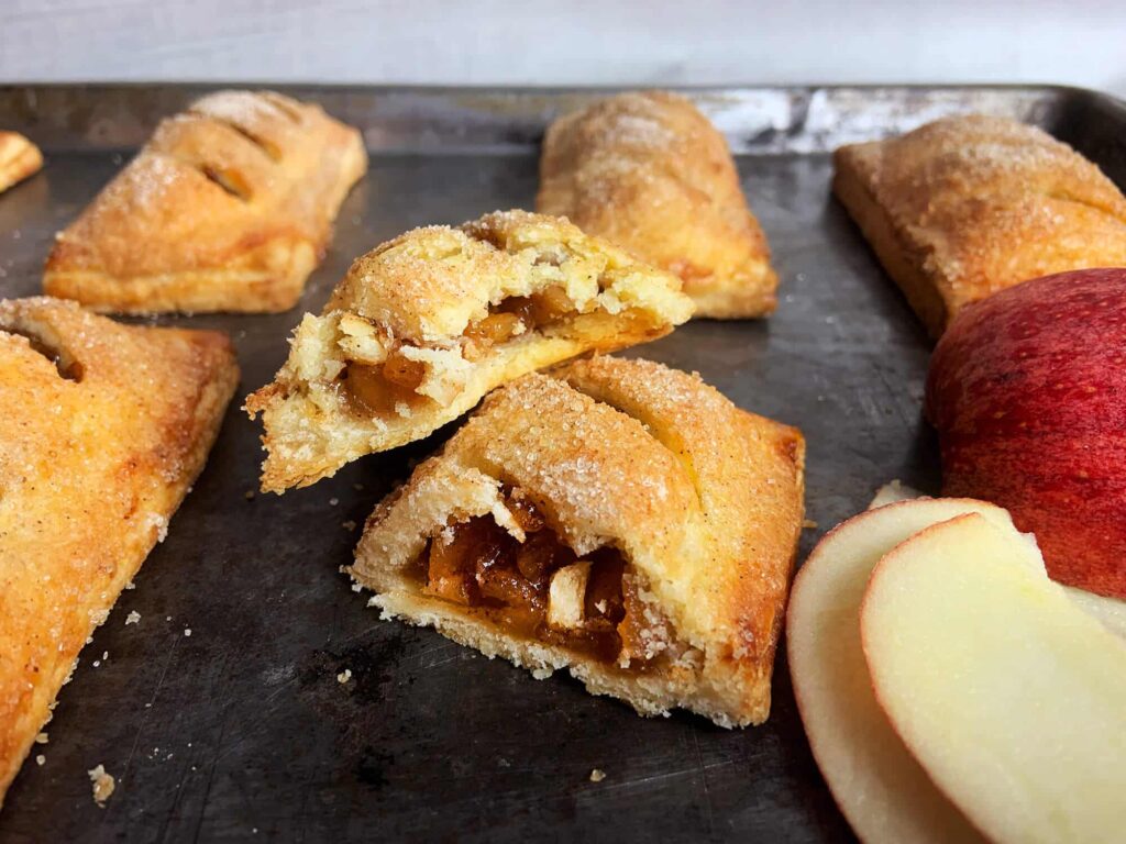 Receta de pay de manzana frito casero