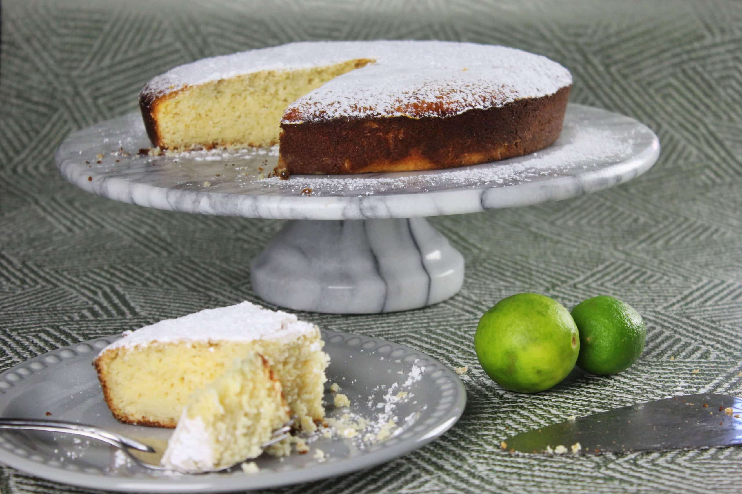 Pastel italiano de ricotta y limon