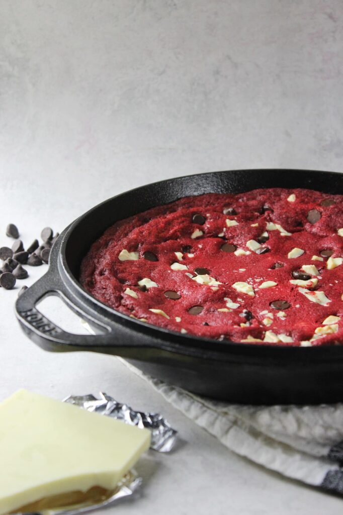 Receta de galleta red velvet en sartén