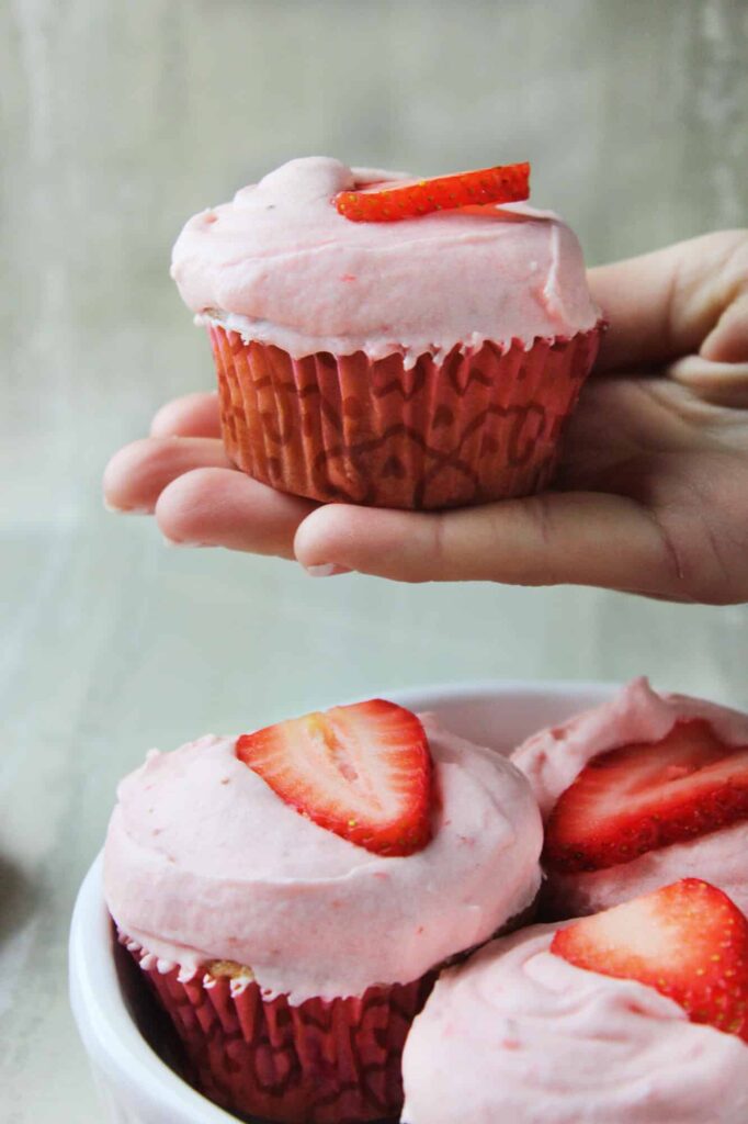 The best strawberry cupcakes