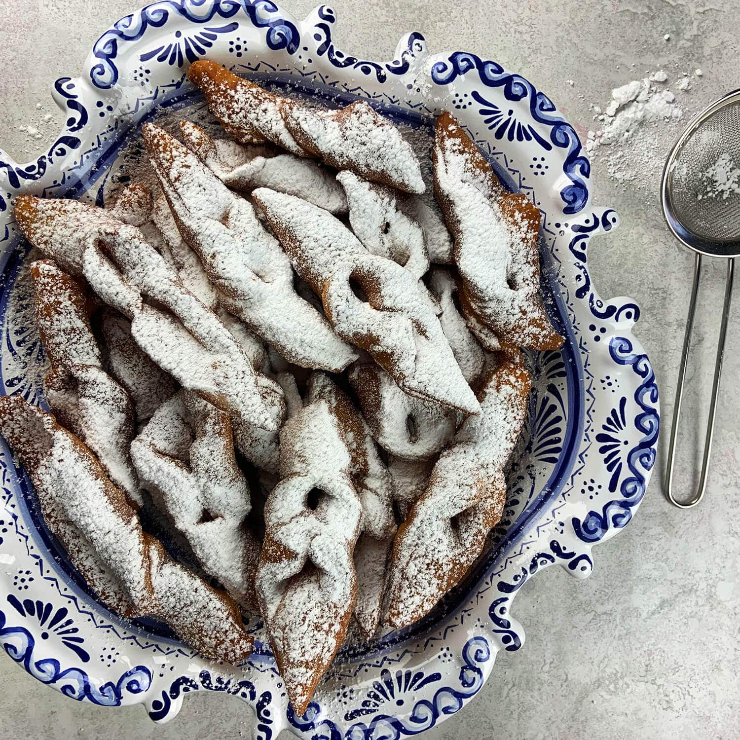 Fotografía de la receta de los tradicionales panes fritos ucranianos verguny.