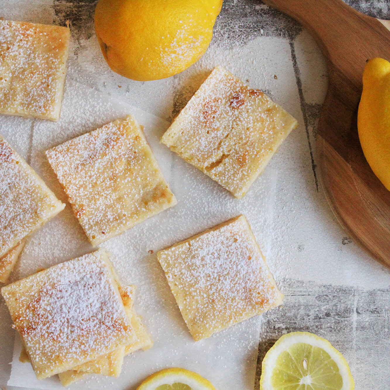 Lemon Magic Custard Cake ⋆ The Gardening Foodie