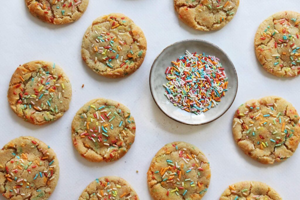 Galletas funfetti