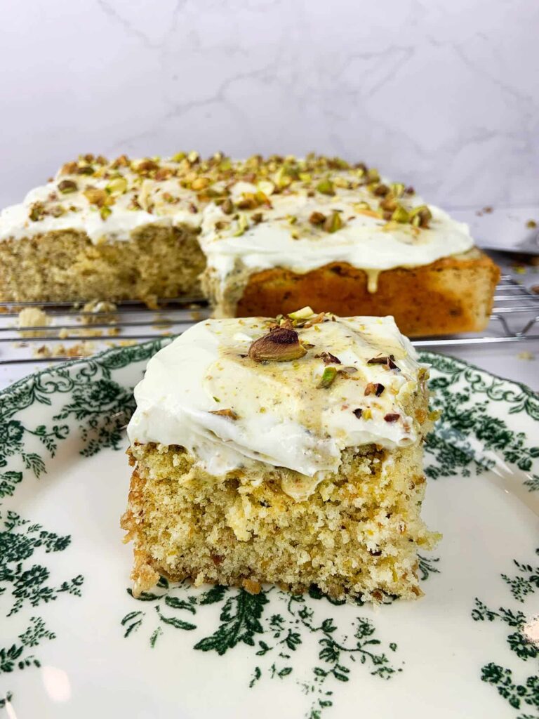 How to make a Pistachio poke cake
