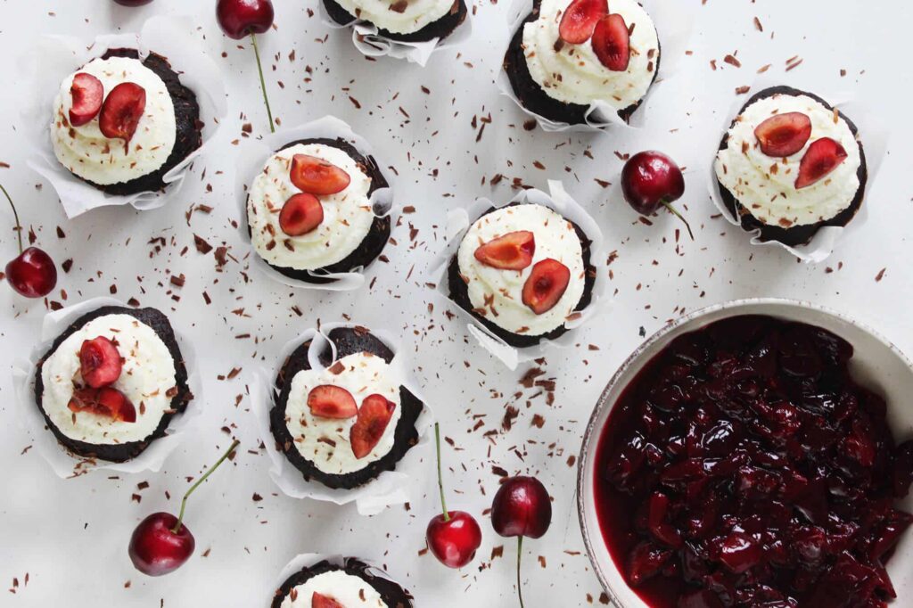 Cupcakes selva negra