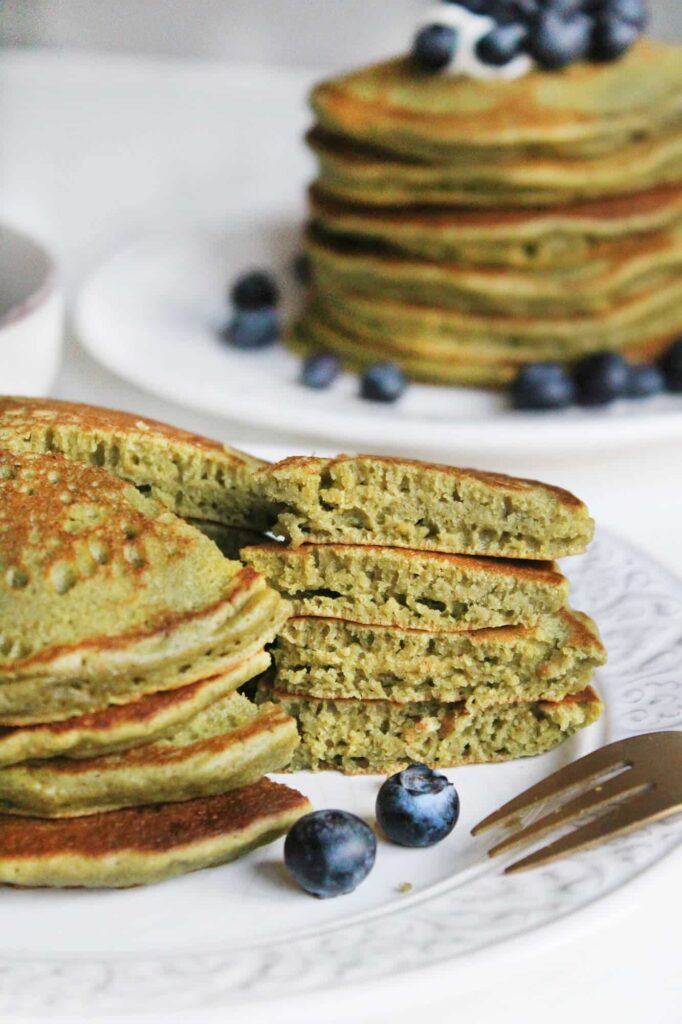 Cómo hacer hot cakes de matcha