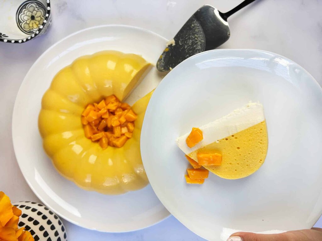 How to make a Cheese mango gelatin