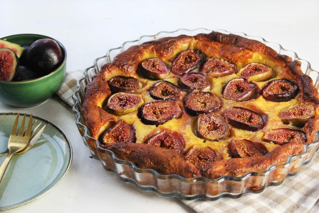 Receta de Clafoutis de higo