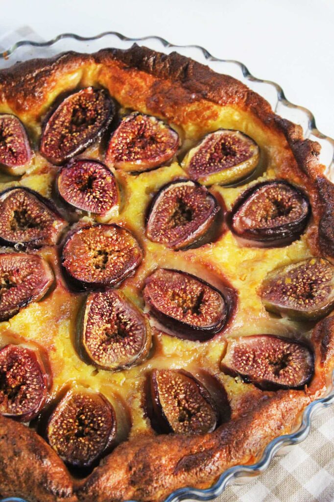 Cómo hacer un Clafoutis de higo