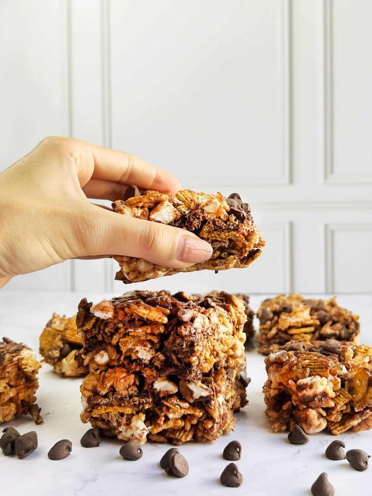 The best S'mores rice krispies treats