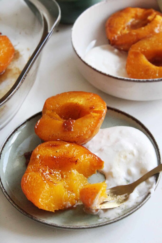 Baked peaches recipe