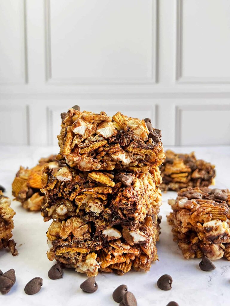 Barritas rice krispies de S'mores