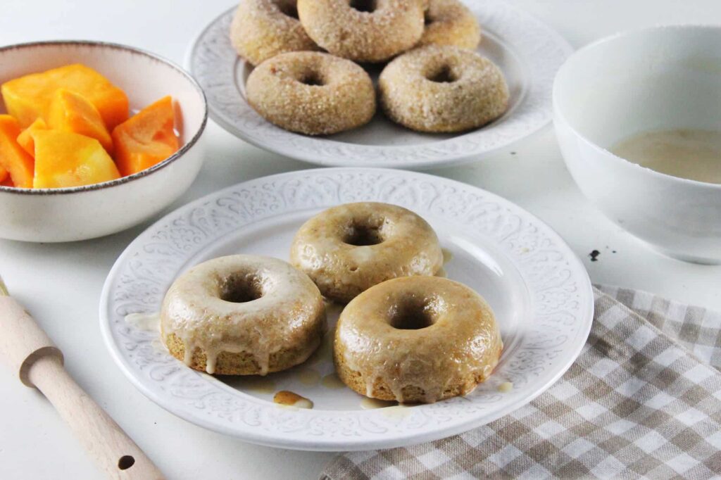 Baked pumpkin doughnuts recipe