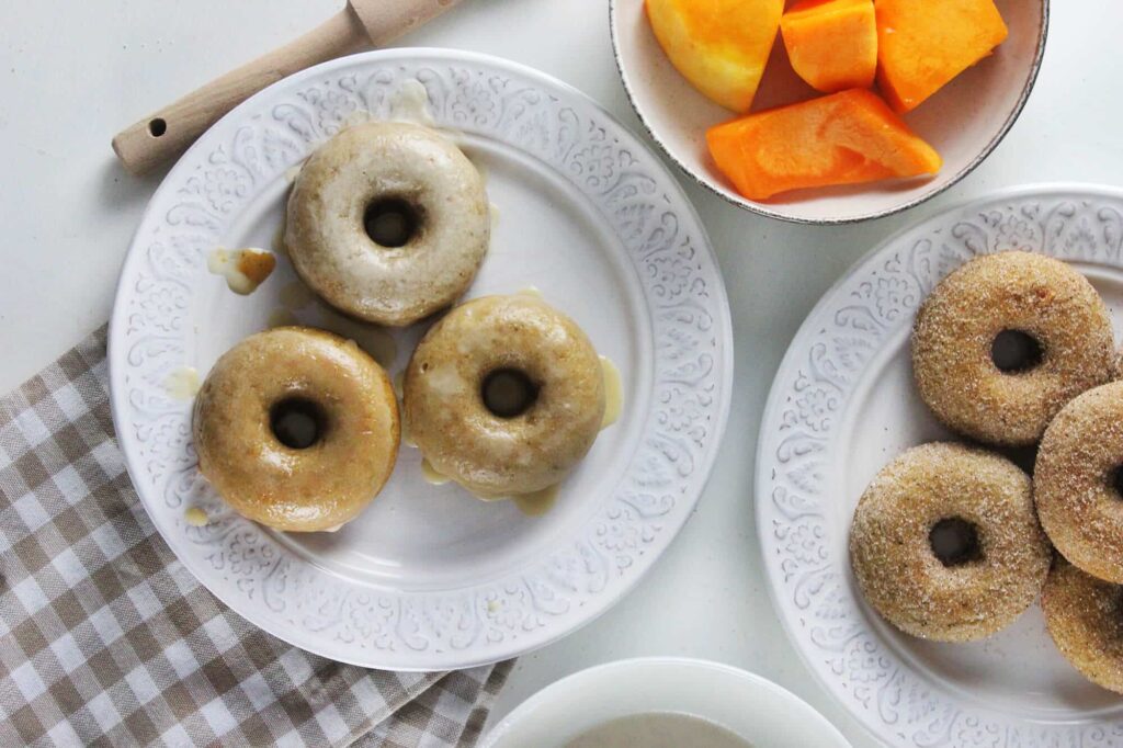 Donas de calabaza horneadas