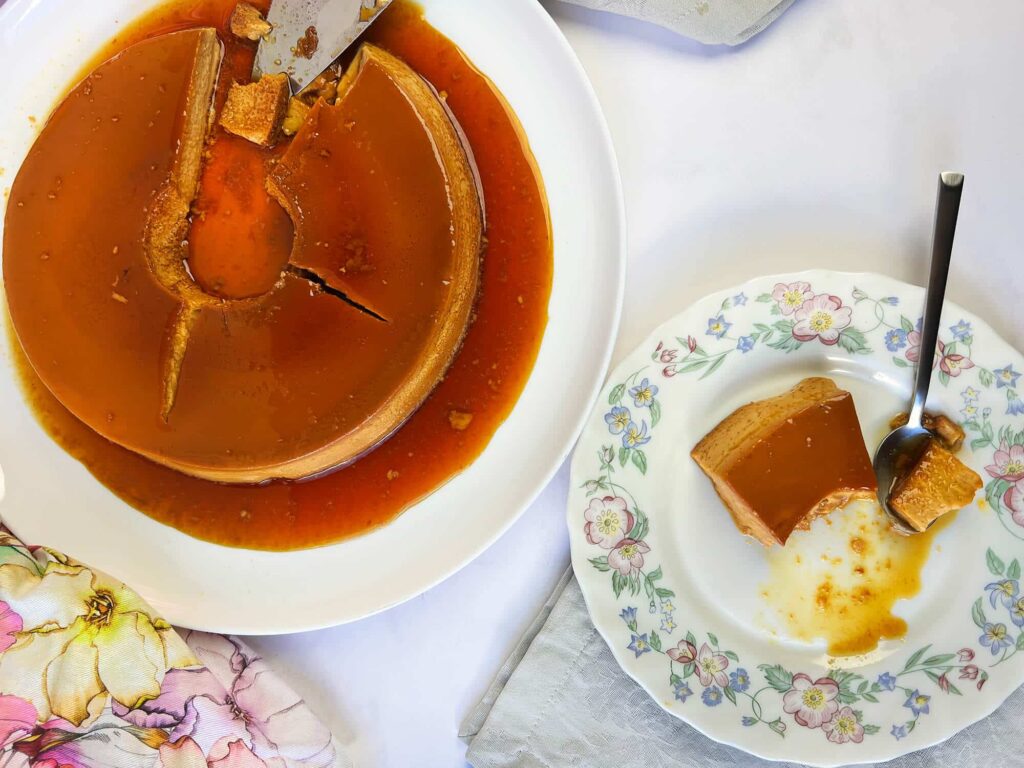 Dulce de leche creme caramel