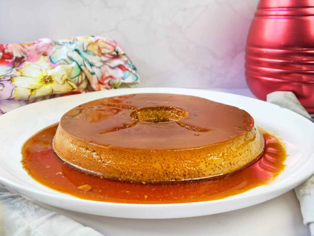 Receta de flan de dulce de leche