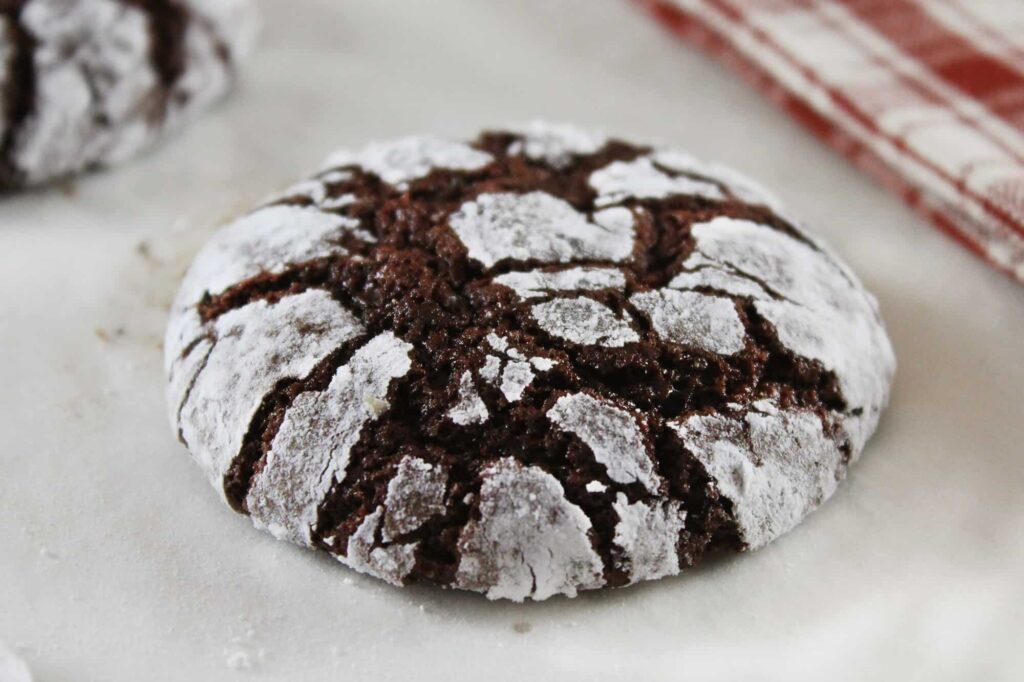 Las mejores galletas craqueladas de chocolate