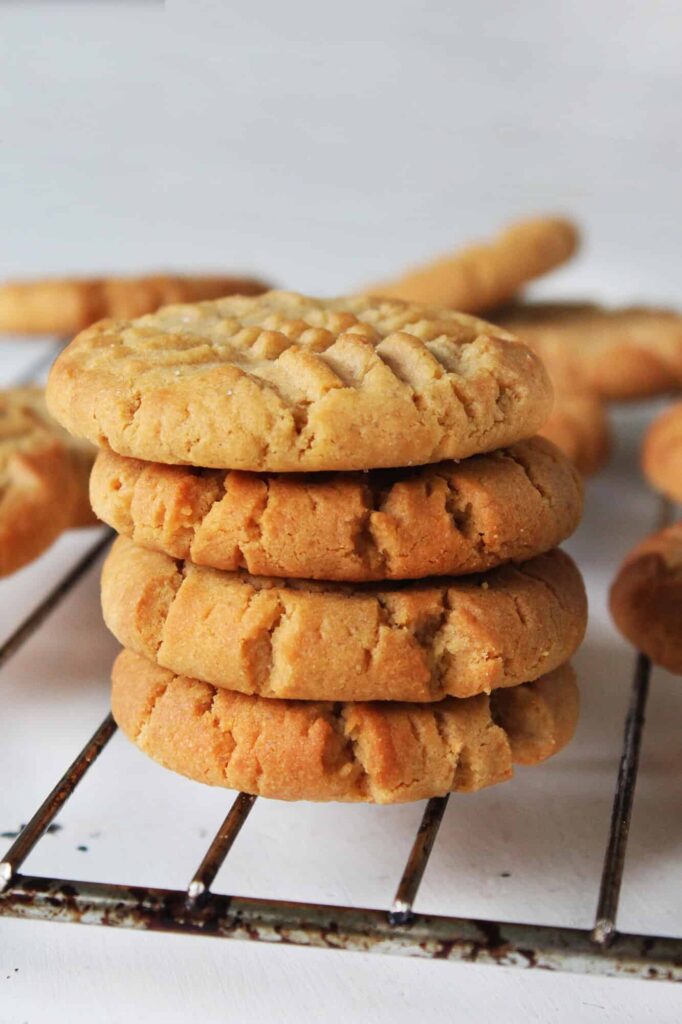 Receta de galletas de mantequilla de maní
