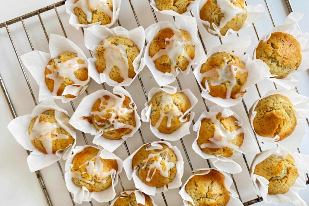 How to make lemon poppy seed muffins
