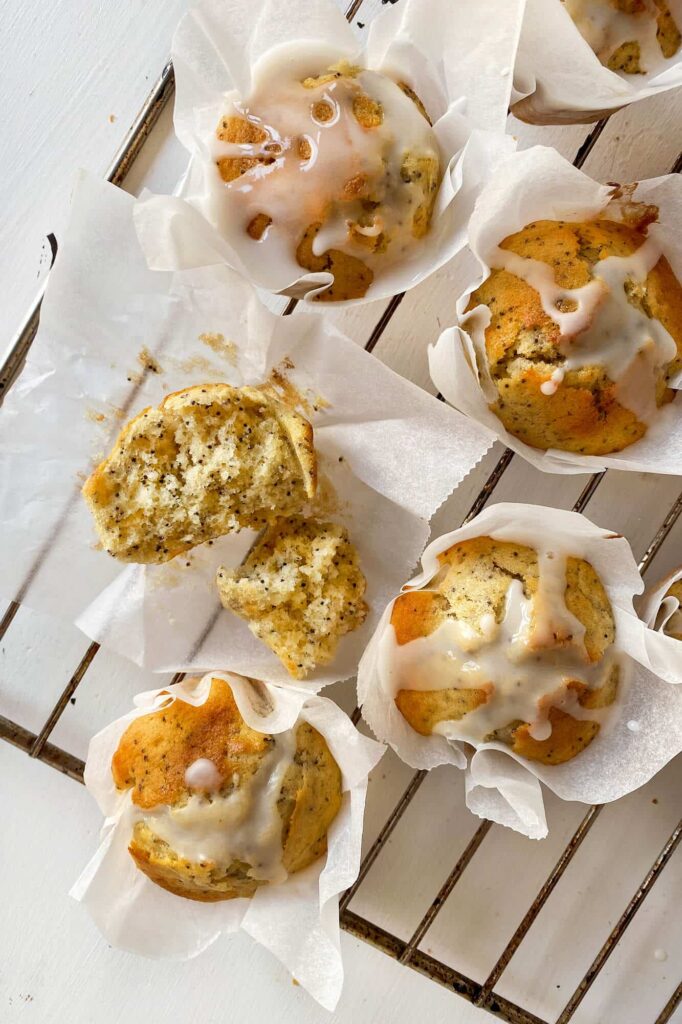 Lemon poppy seed muffins recipe