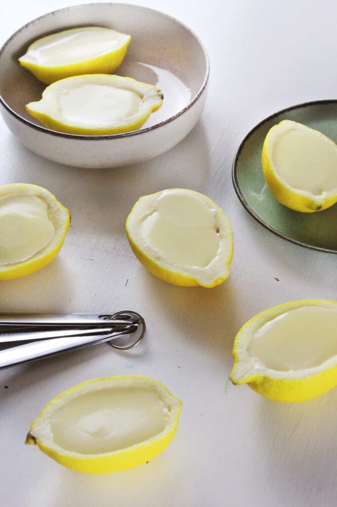 Receta de posset de limón
