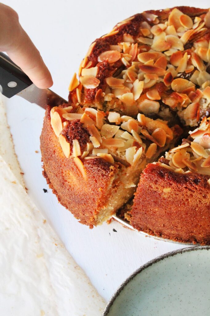 Receta de Bizcocho de pera y almendra