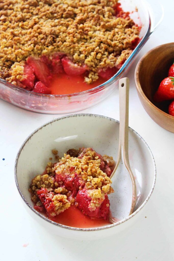 The best Strawberry crumble