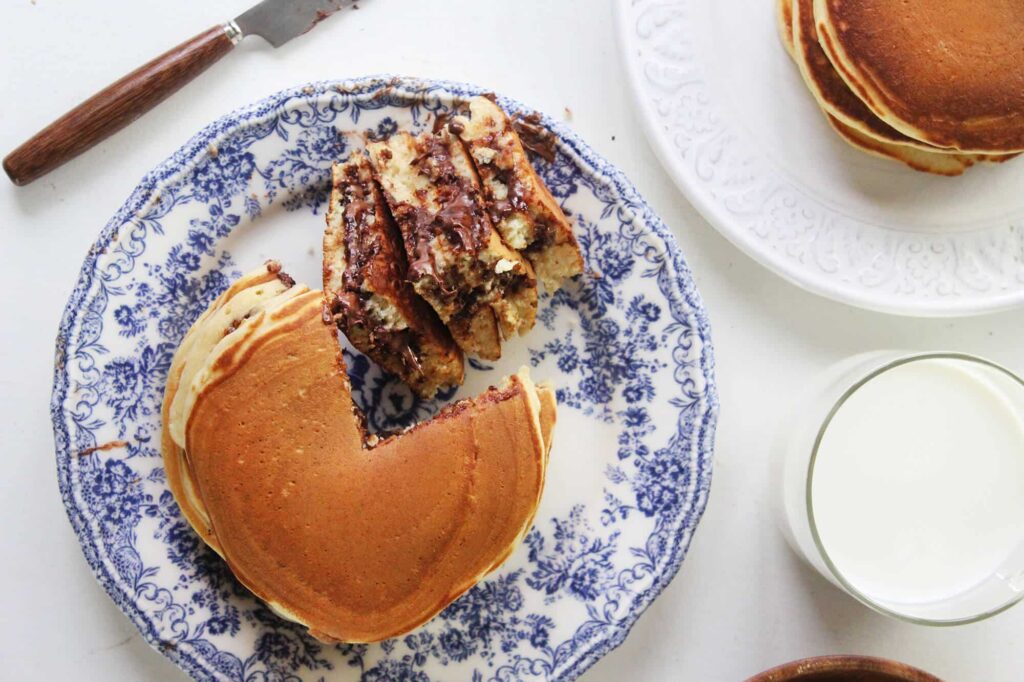 The best Nutella-stuffed pancakes