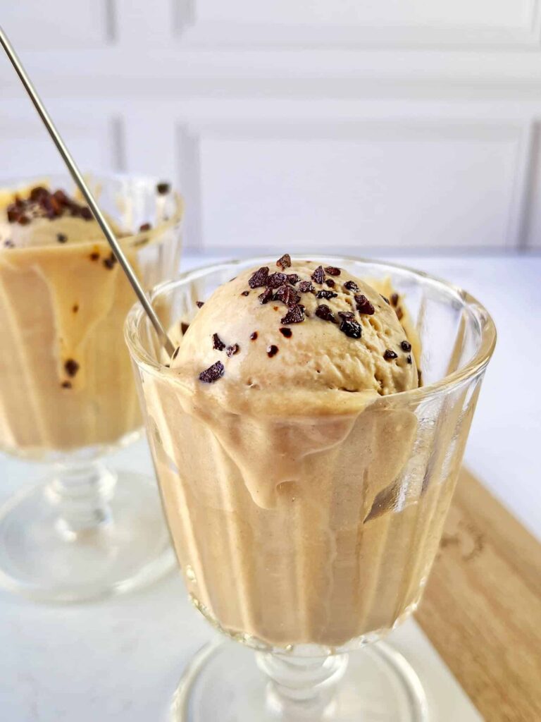 No-churn coffee ice cream