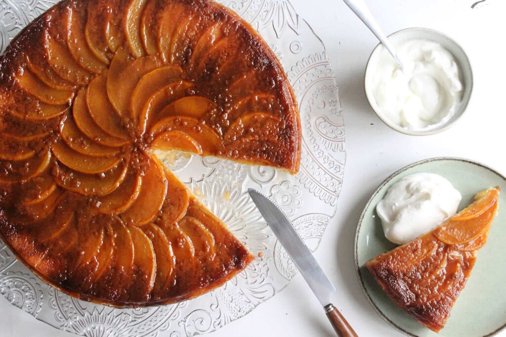 Receta de Volteado de durazno