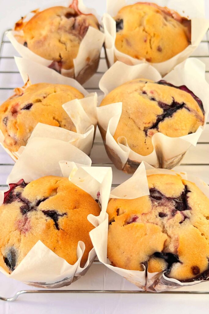 Mixed berry muffins recipe